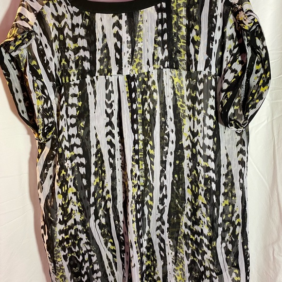 Addition Elle Black & Yellow Top Size 18 - Picture 6 of 6